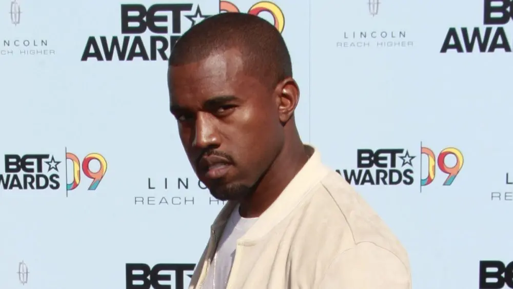 Kanye West at the 2009 BET Awards held at the Shrine Auditorium in Los Angeles^ California on June 28^ 2009