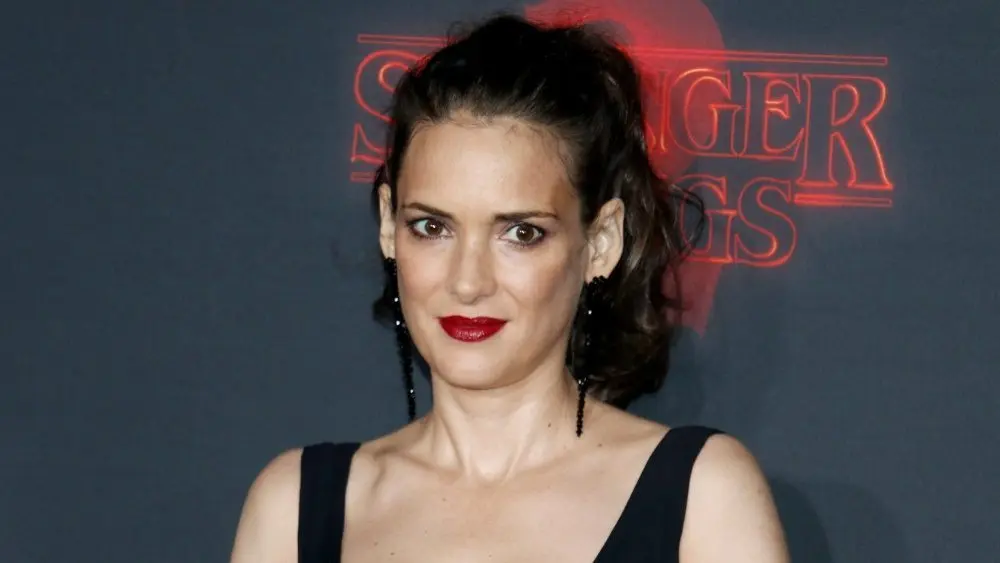 Winona Ryder at the Netflix's season 2 premiere of 'Stranger Things' held at the Regency Village Theatre in Westwood^ USA on October 26^ 2017.