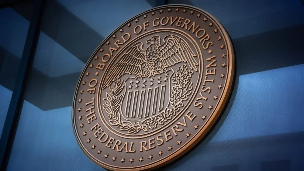 Seal of the Board of Governors of the United States Federal Reserve System. This version of the seal mostly dates from 1935.