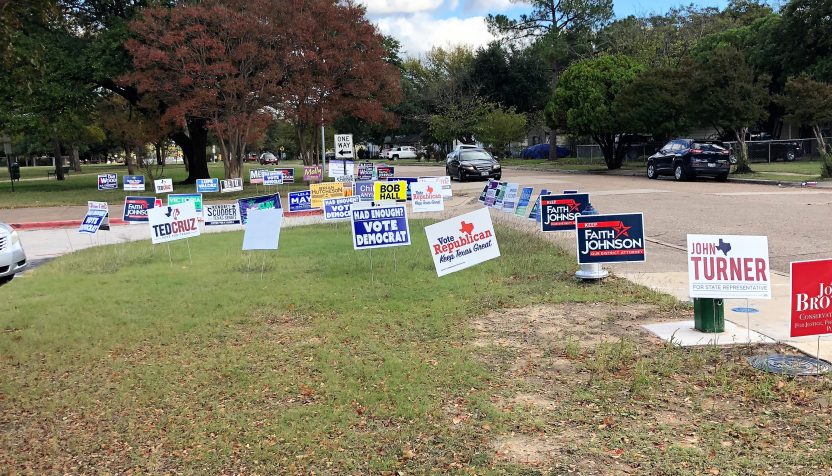 Political yard signs must be removed by next week | KTFW-FM