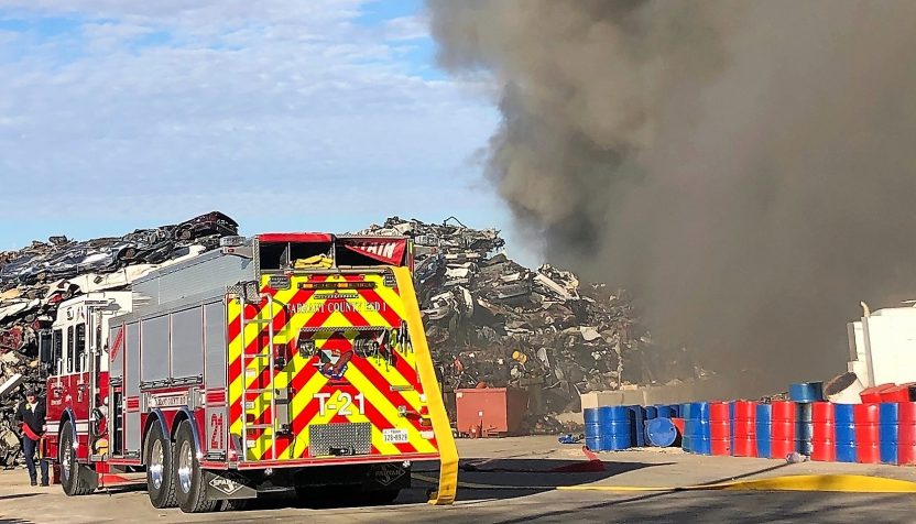 azle-scrapyard-fire-dfw-scanner