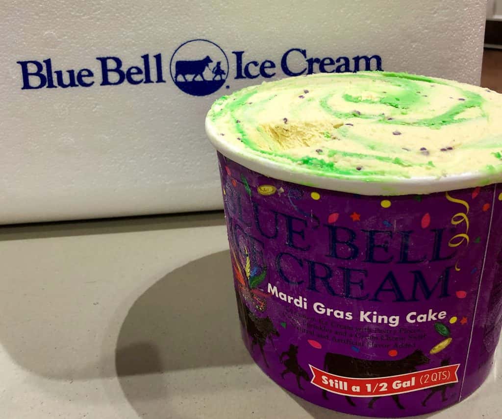 Blue Bell Announces King Cake Ice Cream Flavor KTFWFM