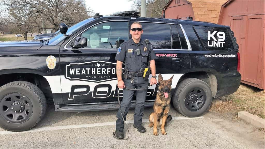 Weatherford PD Has A New Recruit On The Streets KTFWFM