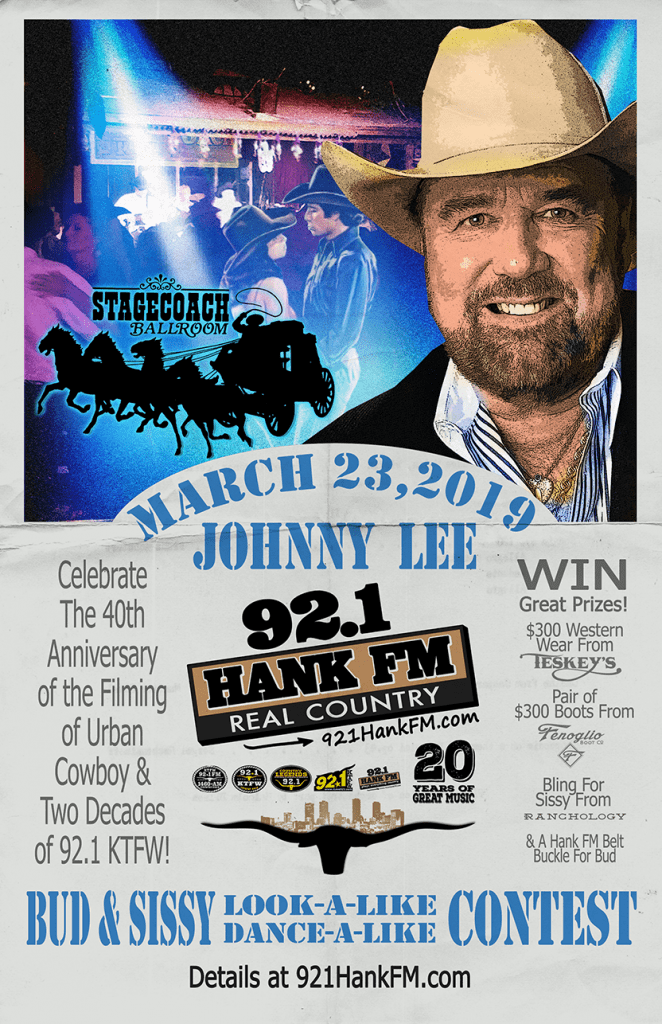 Hank Celebrates 20 Years With Johnny Lee & An Urban Cowboy Look-a-like 