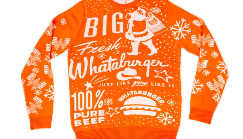 Whataburger on sale sweater orange