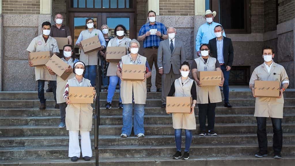 Louie Vuitton Donates Masks To Johnson County | KTFW-FM