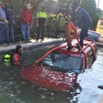 car-in-pool-arlington-pd-twitter