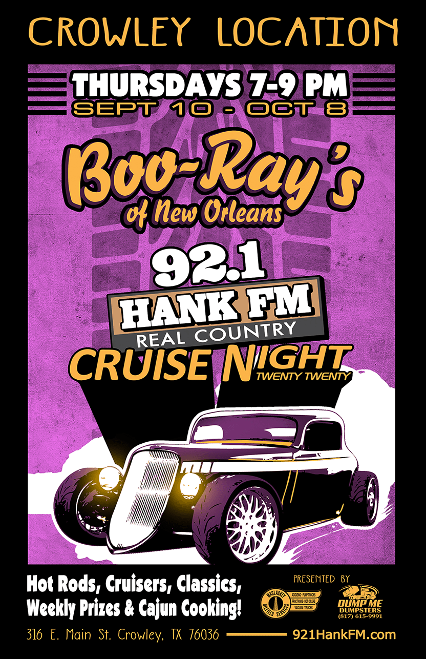 Cruise Night Oct 1 – Poster