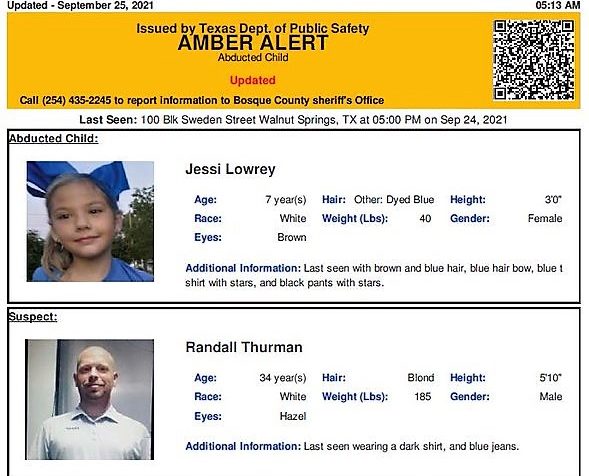 amber-alert-bosque-county