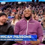 micah-parsons-at-mavs-game-dallas-mavs-twitter