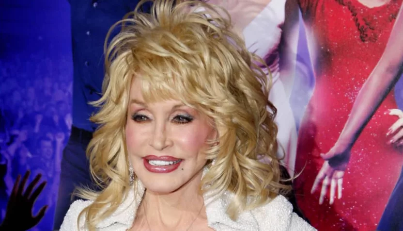 Dolly Parton at the Grauman's Chinese Theater in Los Angeles^ California^ United States on January 9^ 2012.