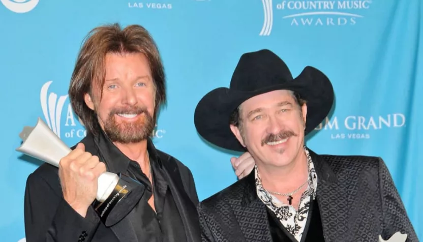 Brooks and Dunn at the 45th Academy of Country Music Awards Press Room^ MGM Grand Garden Arena^ Las Vegas^ NV. 04-18-10