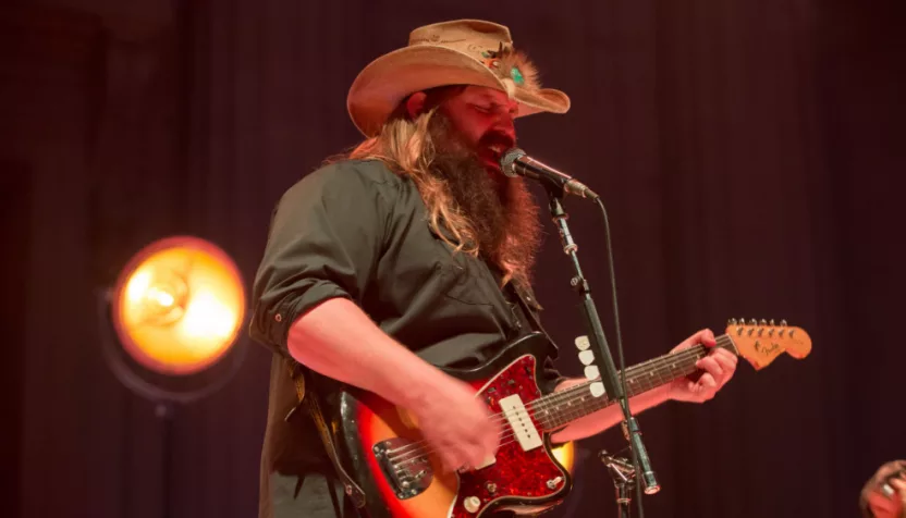 Chris Stapleton performs at the Greek Theatre in Berkeley^ CA. 4/23/2016