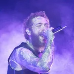 Post Malone performs at Bonnaroo music festival. Manchester^ Tennessee USA - 06-15-2024