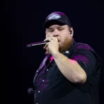 Luke Combs performs live at ao arena manchester uk. Manchester^ United Kingdom^ 17th october 2023