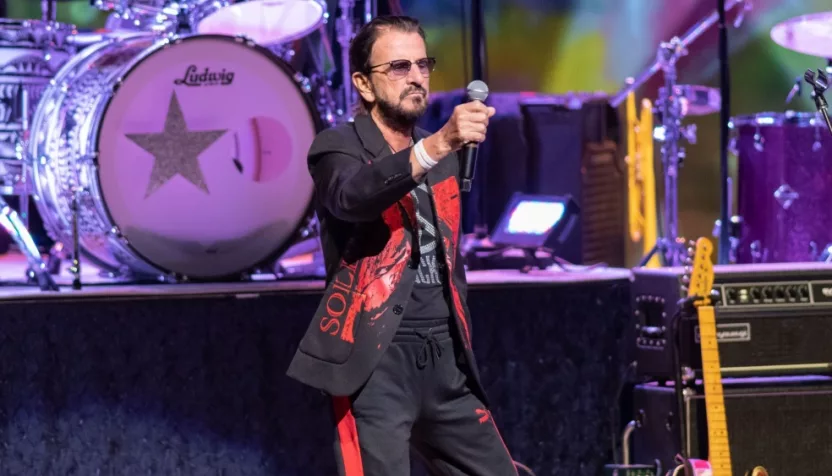 Ringo Starr performs on stage at Hard Rock Live in Hollywood^ Florida. HOLLYWOOD^ FLORIDA - SEPTEMBER 17^ 2022