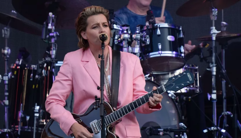 Brandi Carlile performs at Comerica Park as special guest for P!NK in Detroit^ Michigan on 8-16-2023