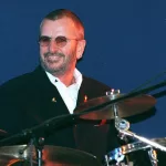 RINGO STARR performing for charity at AmFAR's Cinema Against AIDS gala at Moulin de Mougins^ France.