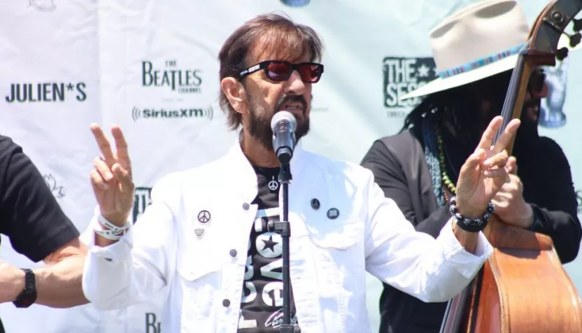 Ringo Starr celebrates his 84th birthday^ at his annual Peace and Love Campaign. Beverly Hills^ California United States - July 7 2024