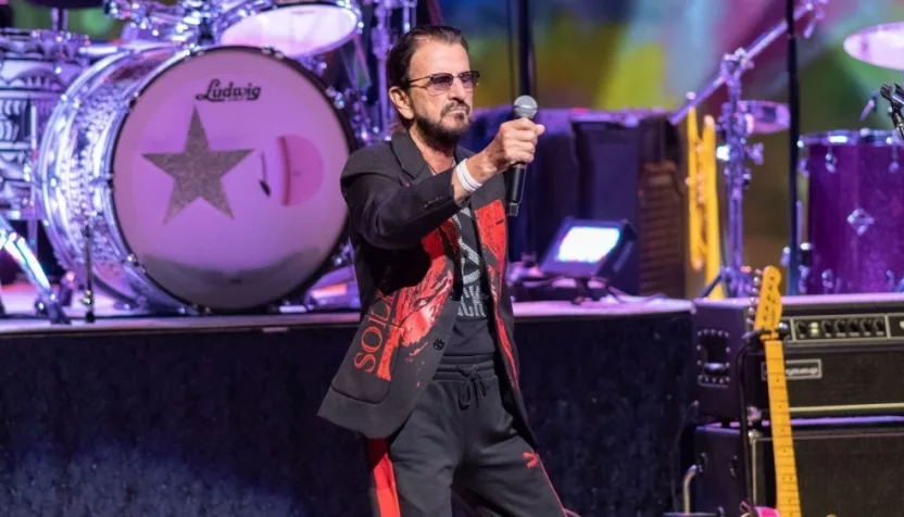 Ringo Starr performs on stage at Hard Rock Live in Hollywood^ Florida. HOLLYWOOD^ FLORIDA - SEPTEMBER 17^ 2022