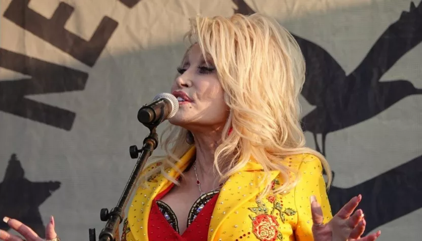 Dolly Parton plays Newport Folk Festival Newport^RI/USA 7/28/19