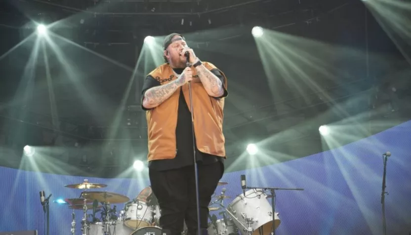 Jelly Roll preparing Global Citizen Festival 2024. New York^ USA - September 28^ 2024