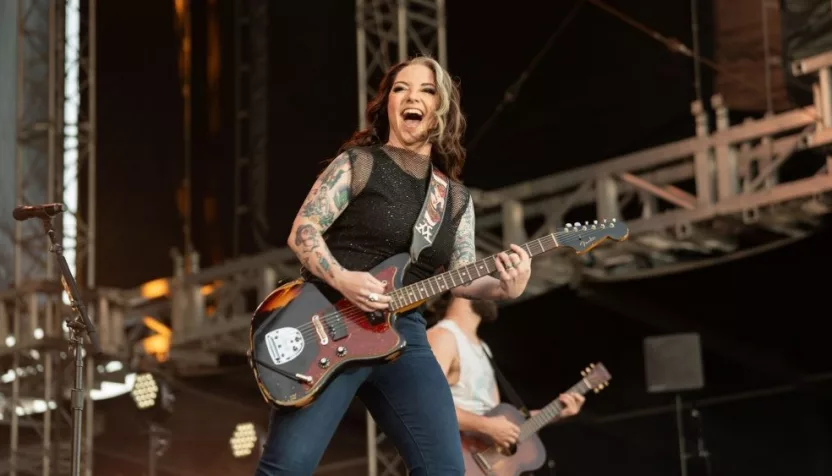 Ashley McBryde performs in concert on April 5^ 2024 in Fort Lauderdale^ Florida as part of the Tortuga Music Festival.