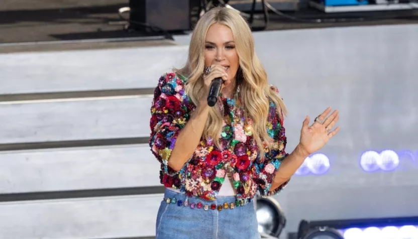 Carrie Underwood performs during GMA concert at Central Park in New York on August 2^ 2024