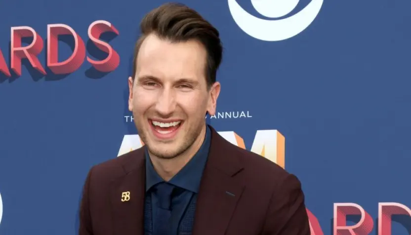 Russell Dickerson at the Academy of Country Music Awards 2018 at MGM Grand Garden Arena on April 15^ 2018 in Las Vegas^ NV