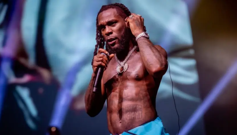 Concert of Burna Boy 14 April 2022. Ziggo Dome Amsterdam^ The Netherlands.