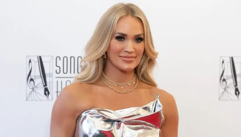 Carrie Underwood attends 2024 Songwriters Hall of Fame Induction and Awards Gala at Marriott Marquis Hotel in New York on June 13^ 2024