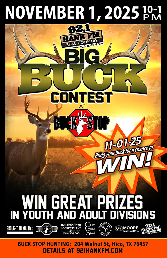 SATURDAY, NOV 1 – Buck Stop Hunting
