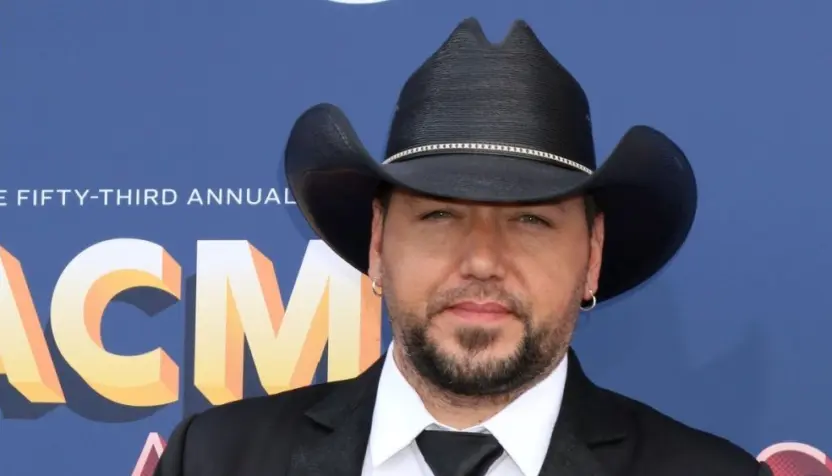 Jason Aldean at the Academy of Country Music Awards 2018 at MGM Grand Garden Arena on April 15^ 2018 in Las Vegas^ NV