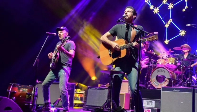 The Avett Brothers perform in Hollywood^ Florida on November 17^ 2024.