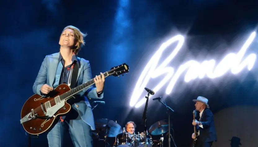 Brandi Carlile performs at the 2022 Sound on Sound Music Festival in Bridgeport^ Connecticut - September 25^ 2022
