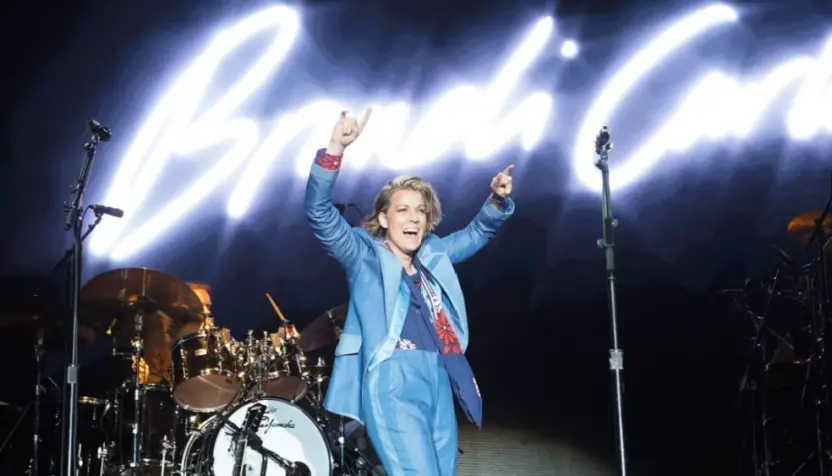 Brandi Carlile performs at the 2022 Sound on Sound Music Festival Bridgeport^ Connecticut - September 25^ 2022 Singer songwriter