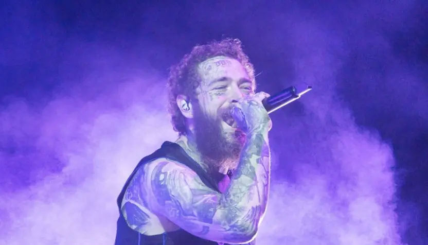Post Malone performs at Bonnaroo music festival Manchester^ Tennessee USA - 06-15-2024