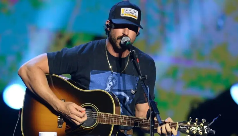 Riley Green performs in Hollywood^ Florida on November 14^ 2024. The performance was part of Audacy’s Stars and Strings benefit concert.