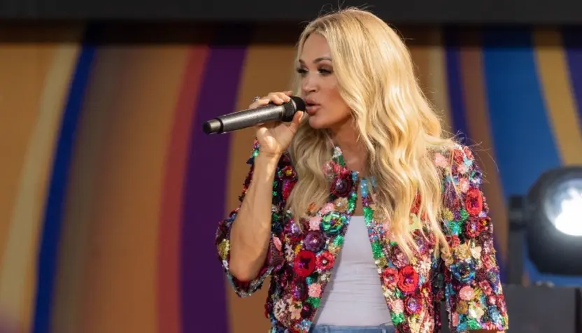 Carrie Underwood performs during GMA concert at Central Park in New York on August 2^ 2024
