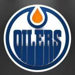 Emblem of the Edmonton Oilers. The Edmonton Oilers are a professional ice hockey team. Logo for presentation or infographics. 3D render. 3D Illustration