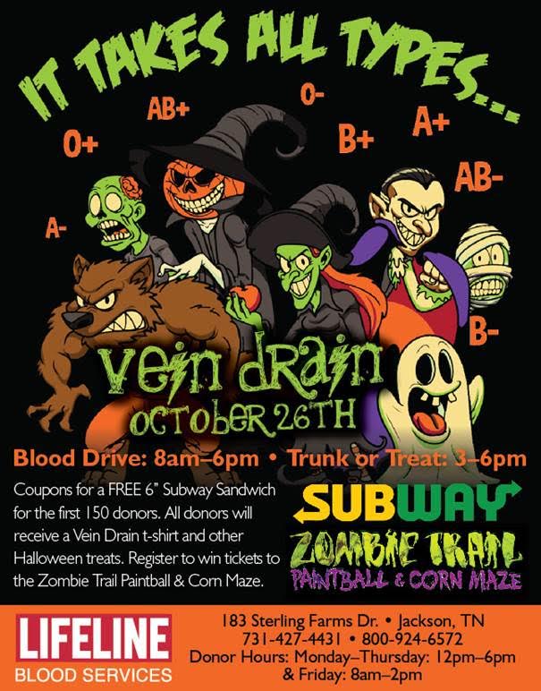 Vein Drain at Lifeline Blood Services WYJJ 97.7 Jammin