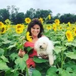 Da Vinci: With Mom Janet & Sunflowers