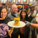 Colleen, Dave, Katie and Chef Sean & the Messi Burger