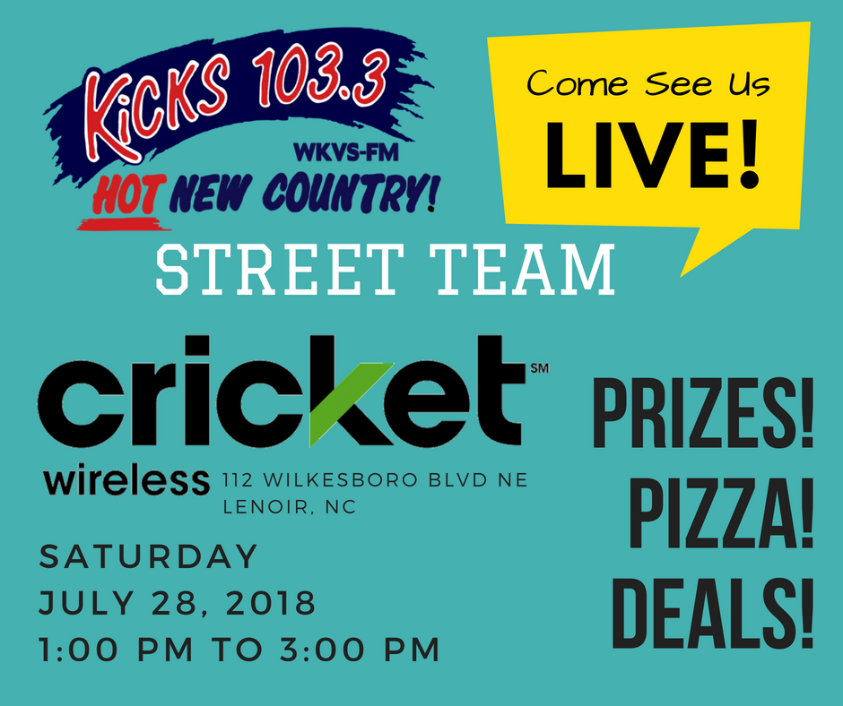 Grand Opening of Cricket Wireless in Lenoir! Foothills Radio Group