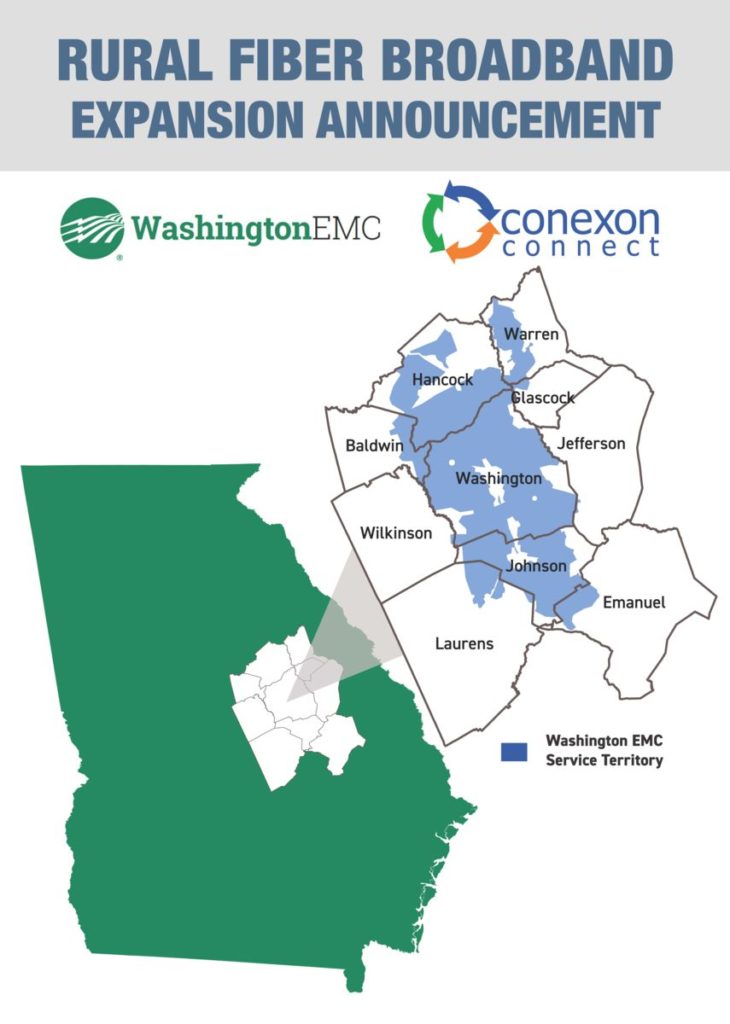 Washington EMC and Conexon Connect Announce Rural Fiber Broadband Expansion