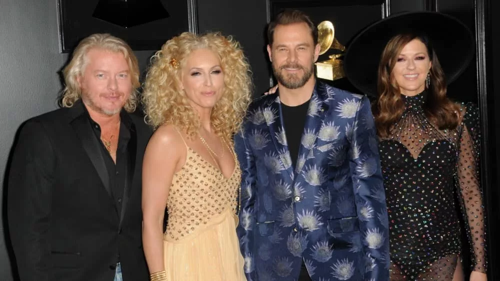 Little Big Town (Philip Sweet^ Kimberly Schlapman^ Jimi Westbrook^ Karen Fairchild) at the Staples Center on February 10^ 2019 in Los Angeles^ CA