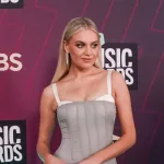 Kelsea Ballerini attends the 2023 CMT Music Awards at Moody Center on April 2^ 2023 in Austin^ Texas.