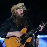 Chris Stapleton performs at the 2018 CMA Fest at Nissan Stadium on June 9^ 2018 in Nashville^ Tennessee.