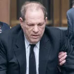 Former movie mogul Harvey Weinstein leaves court on 1st day of trial accused of rape and sexual misconduct at State Criminal Court. New York^ NY - January 6^ 2020