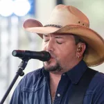 Jason Aldean performs onstage at NBC's 'Today Show' at Rockefeller Plaza July 31^ 2015 in New York City.